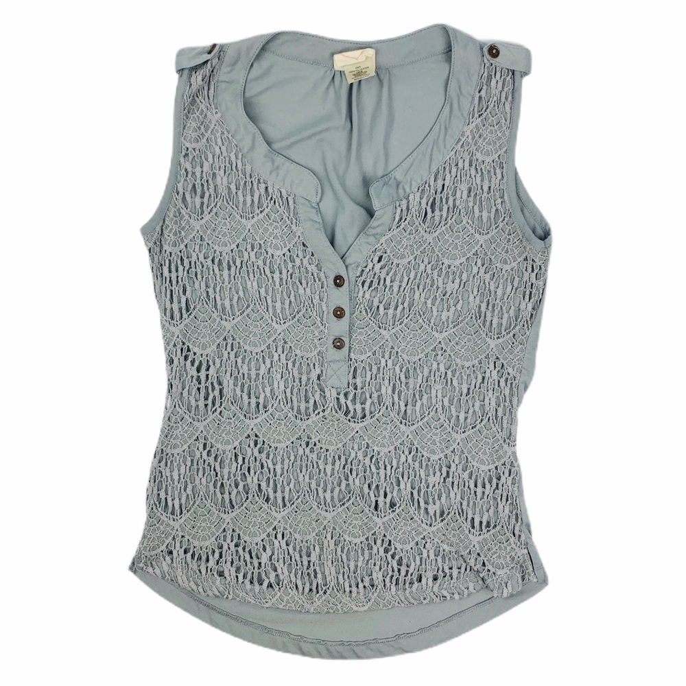 Self Esteem‎ Knit Lace Tank Top